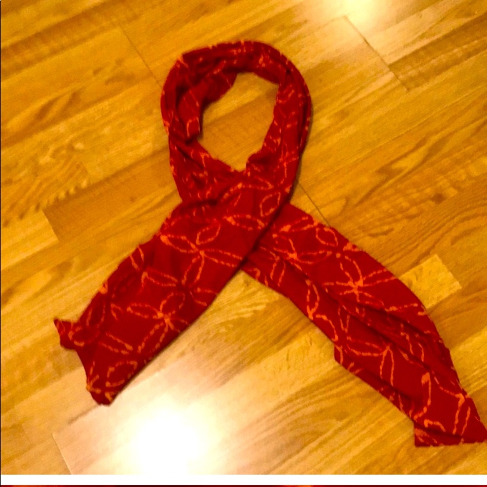 Cotton scarf, handmade